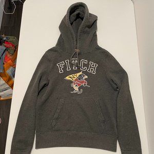 Abercrombie & Fitch 🦅 Muscle Hooded Pullover Sweatshirt Hoodie Gray Size M